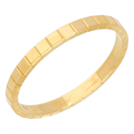 Кольцо обручальное из желтого золота 750 пробы 005366 фото 1