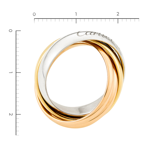 Кольцо из комбинированного золота 750 пробы, Л28087261 за 230000