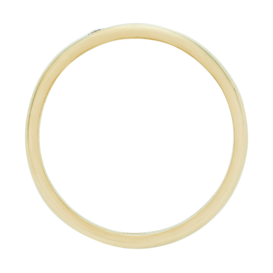Кольцо из желтого золота 585 пробы c 1 бриллиантом, Л35062226 за 25830