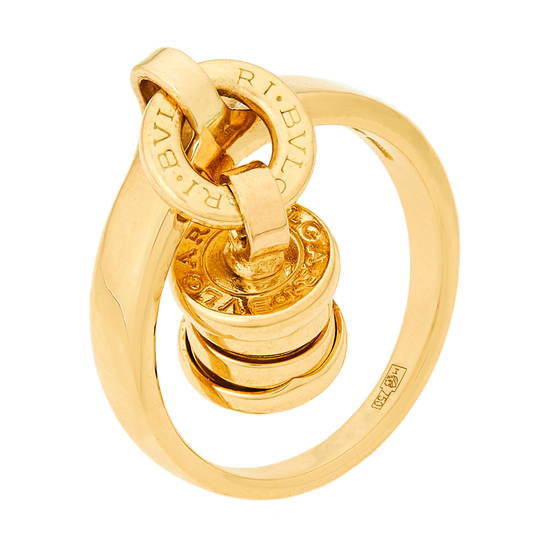 Кольцо из желтого золота 750 пробы c 1 бриллиантом, Л47089584 за 63 200 ₽