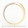 Кольцо из комбинированного золота 585 пробы c 22 бриллиантами Л35019091 фото 4