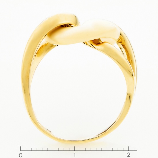 Кольцо из желтого золота 585 пробы c 1 агатом, Л28081041 за 62000