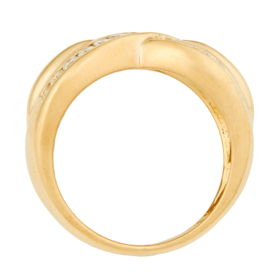 Кольцо из желтого золота 750 пробы c 25 бриллиантами, Л16149158 за 93900