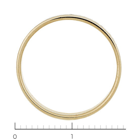 Кольцо из комбинированного золота 585 пробы c 19 бриллиантами, Л19110351 за 9800