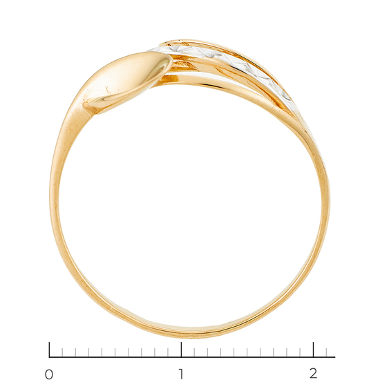 Кольцо из комбинированного золота 585 пробы, Л47092127 за 7620