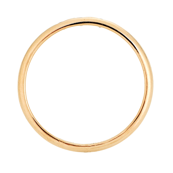Кольцо из красного золота 585 пробы c 3 бриллиантами, Л76002768 за 11700